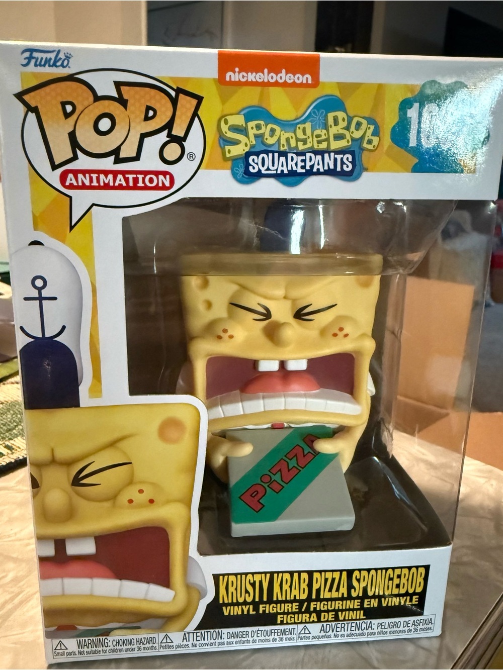 Funko POP! Animation SpongeBob Krusty Krab Pizza – Yellow, Red, Green